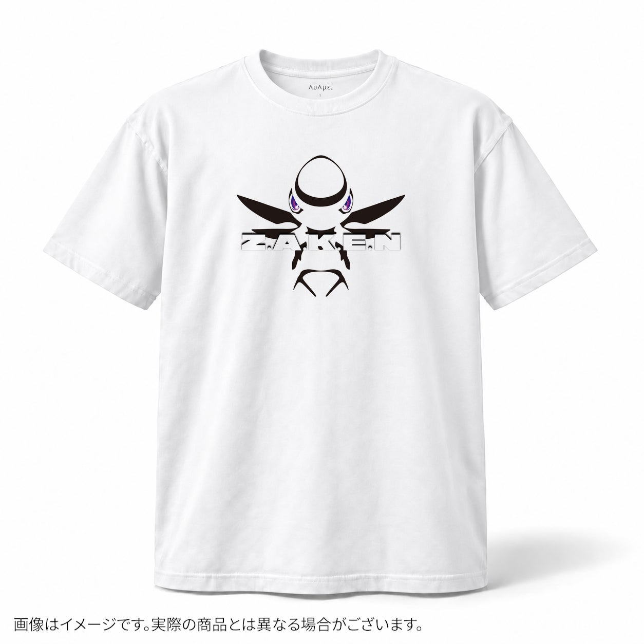 ザッケンを前面に配した白いProject ∀EARTH Official Supporter TEE Vol.1。